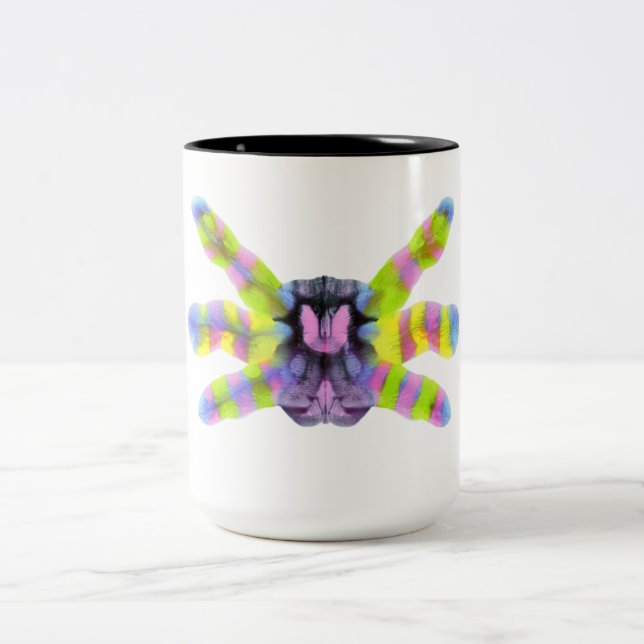 Caneca De Café Em Dois Tons Resumo G133 (Centro)