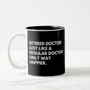 Caneca De Café Em Dois Tons Retirada do Dr. Engraçado
