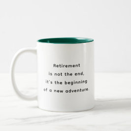 Caneca De Café Em Dois Tons Retirement Funny & Inspirational Quotes Mug 