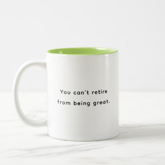 Caneca De Café Em Dois Tons Retirement Funny & Inspirational Quotes Mug