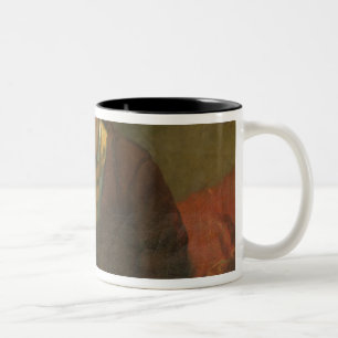 Caneca De Café Em Dois Tons Retrato de Charles Baudelaire 1847