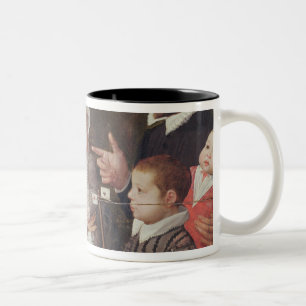 Caneca De Café Em Dois Tons Retrato de uma família
