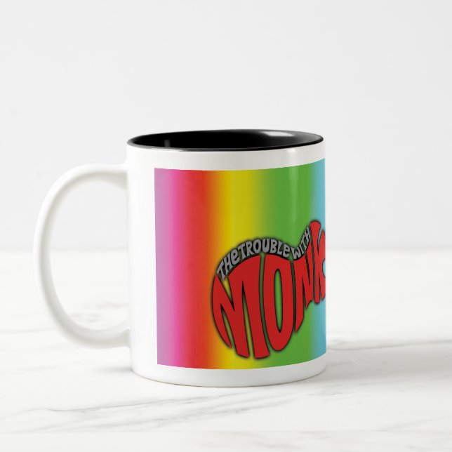 Caneca De Café Em Dois Tons Retro Mug (Esquerda)