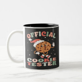 Caneca De Café Em Dois Tons Retro Oficial de Testor de Cookies