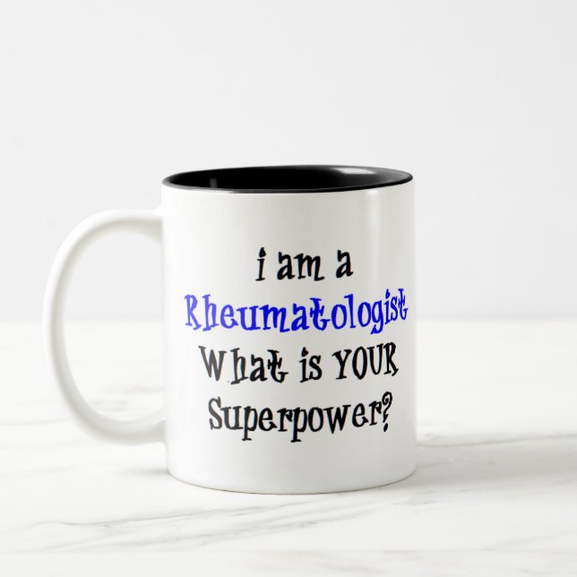 Caneca De Café Em Dois Tons reumatologista (Esquerda)