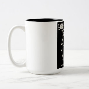 Caneca De Café Em Dois Tons Revendedor de Dopamina — ADHD Malucamente Ligado R