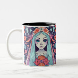 Caneca De Café Em Dois Tons Reverie Gothic Lovely Bride