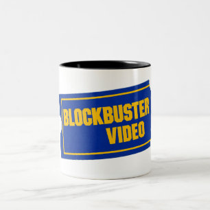 Caneca De Café Em Dois Tons Reviva-o Nostalgia de Aluguel de Filmes Clássico