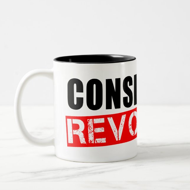 Caneca De Café Em Dois Tons Revolução conservadora (Esquerda)