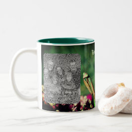 Caneca De Café Em Dois Tons Rezando para Mantis Frame Crie sua própria foto