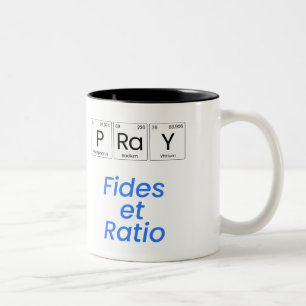 Caneca De Café Em Dois Tons Reze: Fides et Ratio