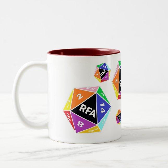 Caneca De Café Em Dois Tons RFA Mug (Esquerda)