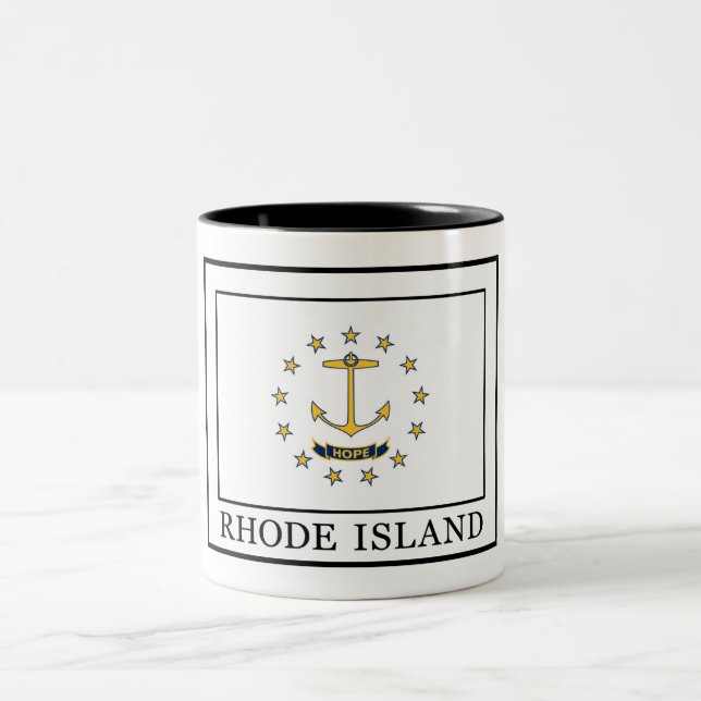 Caneca De Café Em Dois Tons Rhode Island (Centro)