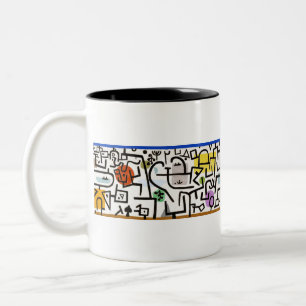 Caneca De Café Em Dois Tons Rich port by Paul Klee