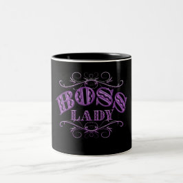 Caneca De Café Em Dois Tons Rico Boss Lady Design