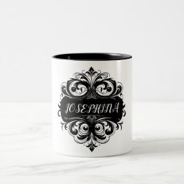 Caneca De Café Em Dois Tons Rico Personalizado Mug