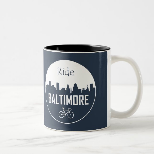 Caneca De Café Em Dois Tons Ride Baltimore (Direita)