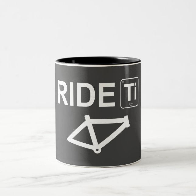 Caneca De Café Em Dois Tons Ride Titânio (Centro)