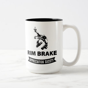 Caneca De Café Em Dois Tons Rim Brake Appreciation Society
