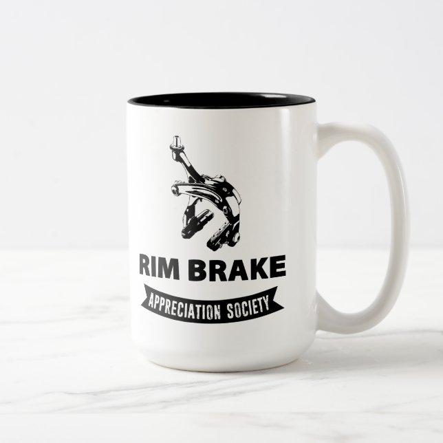 Caneca De Café Em Dois Tons Rim Brake Appreciation Society (Direita)