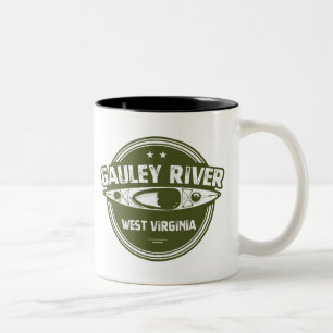 Caneca De Café Em Dois Tons Rio Gauley, Virgínia Ocidental