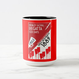 Caneca De Café Em Dois Tons Rio Thames Regatta