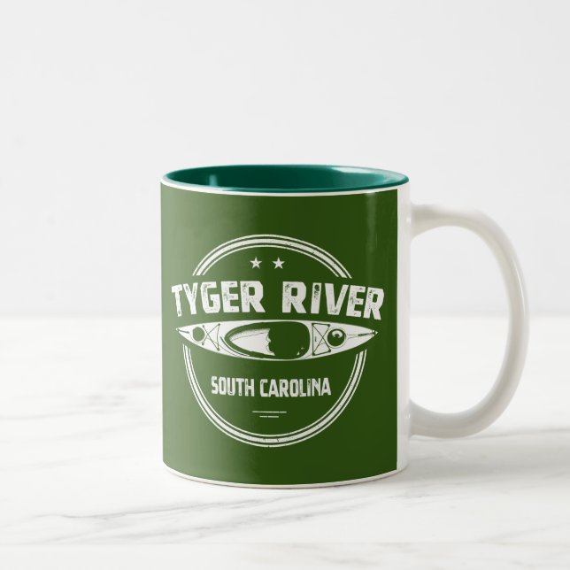 Caneca De Café Em Dois Tons Rio Tyger, Carolina do Sul (Direita)