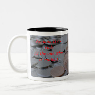 Caneca De Café Em Dois Tons Riqueza Real