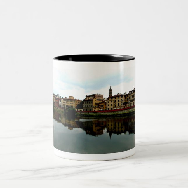 Caneca De Café Em Dois Tons River Arno (Centro)