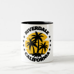 Caneca De Café Em Dois Tons Riverdale, Califórnia