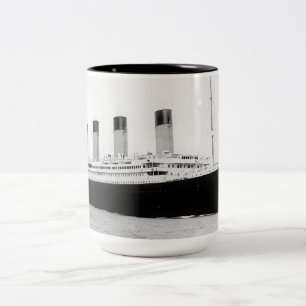 Caneca De Café Em Dois Tons RMS Titanic