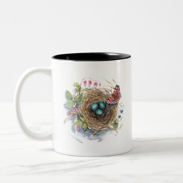 Caneca De Café Em Dois Tons Robin Nest (Esquerda)