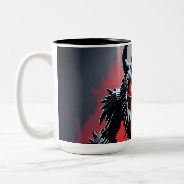 Caneca De Café Em Dois Tons Robo-Monster Mug (Esquerda)
