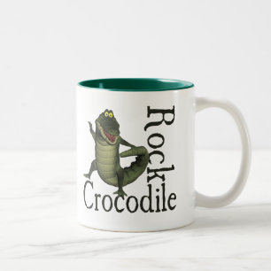 Caneca De Café Em Dois Tons Rocha do crocodilo