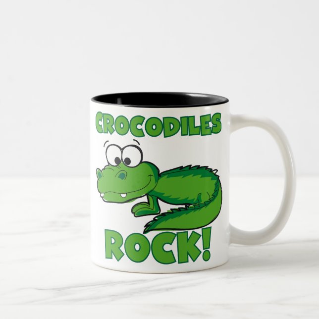 Caneca De Café Em Dois Tons Rocha dos crocodilos (Direita)