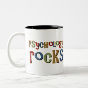 Caneca De Café Em Dois Tons Rochas da psicologia