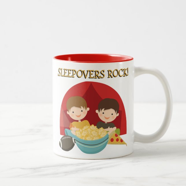 Caneca De Café Em Dois Tons Rock Sleepovers (Direita)