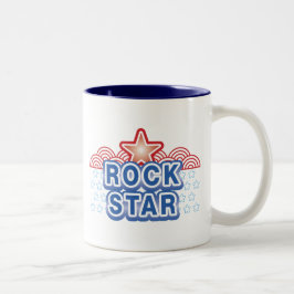 Caneca De Café Em Dois Tons Rock Star