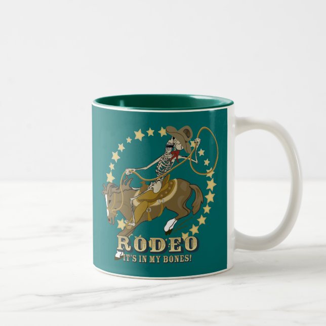 Caneca De Café Em Dois Tons Rodeo Bones (Direita)