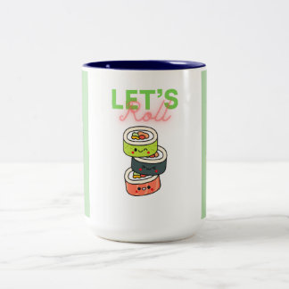Caneca De Café Em Dois Tons Roll de vamos!