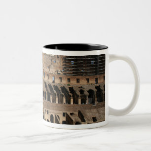 Caneca De Café Em Dois Tons Roman Art. O Colosseum ou Flavian 7