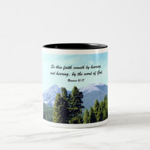 Caneca De Café Em Dois Tons Romanos 10:17
