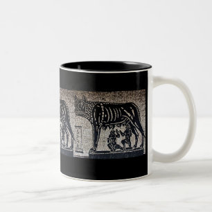 Caneca De Café Em Dois Tons Romulus & Remus