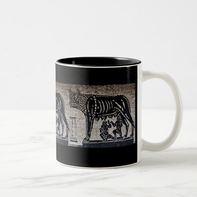 Caneca De Café Em Dois Tons Romulus & Remus (Direita)