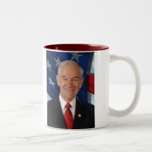 Caneca De Café Em Dois Tons Ron Paul
