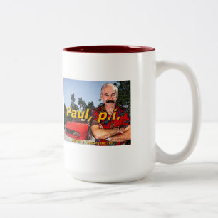 Caneca De Café Em Dois Tons Ron Paul P.I. Episódio 9: "Rebentando" o café