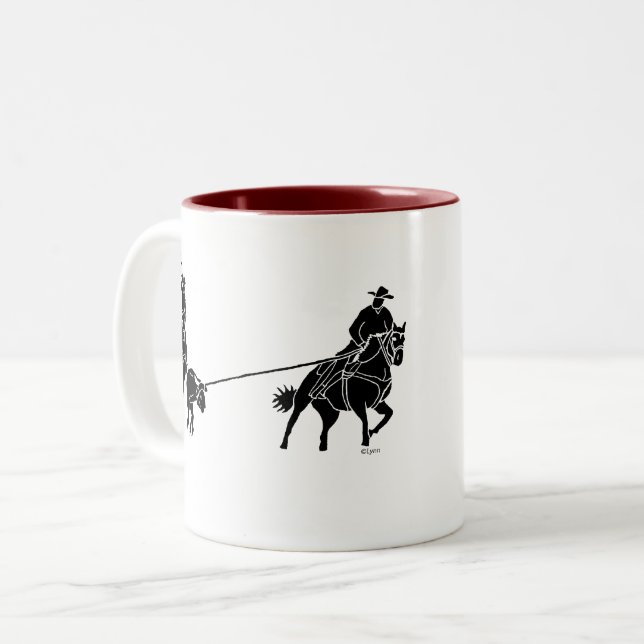 Caneca De Café Em Dois Tons Ropers 200 da equipe Zazzle Brasil