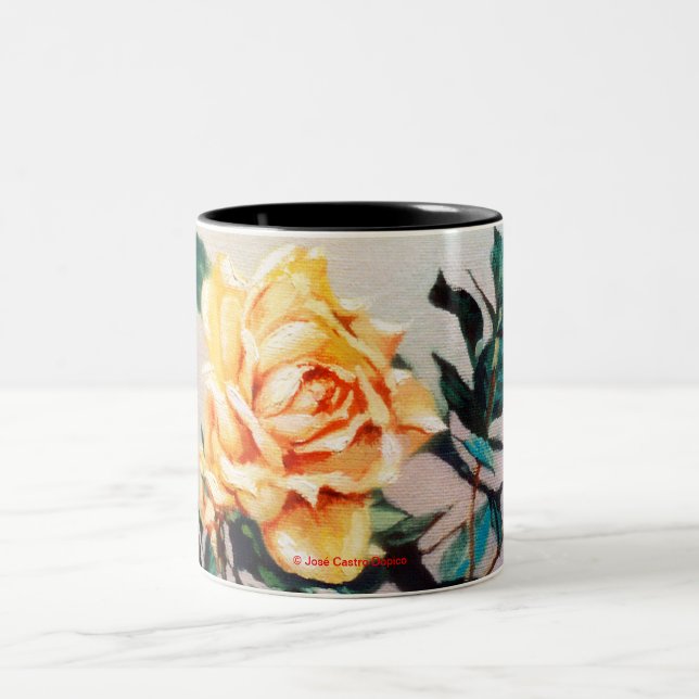 Caneca De Café Em Dois Tons Rosa (Centro)