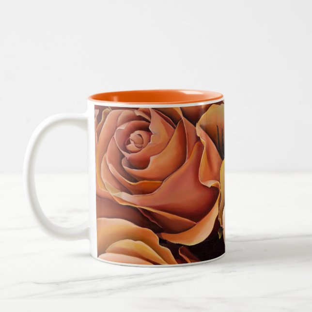 Caneca De Café Em Dois Tons Rosa (Esquerda)