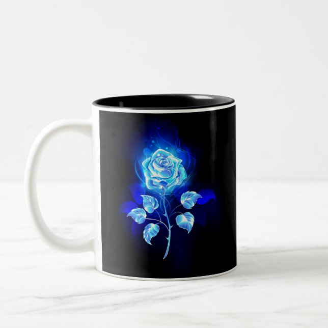 Caneca De Café Em Dois Tons Rosa azul queimado (Esquerda)